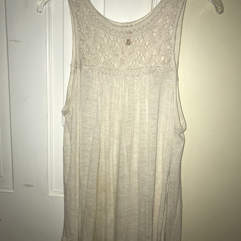 lace top tank top